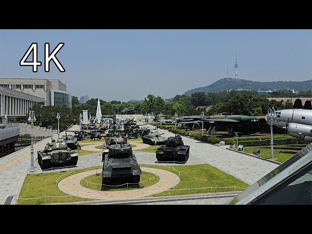 Walk around the War Memorial of Korea, Seoul - 4K Walking Tour