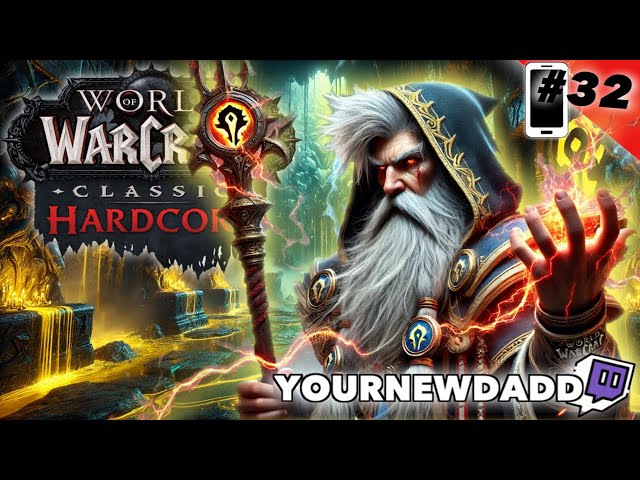 🔴📱[Ep. 32]🌀WoW Classic Hardcore: Pro Gnome Warlock Player