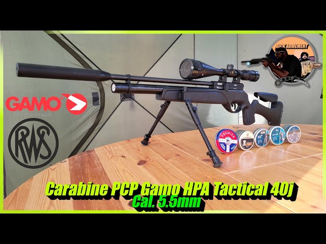 A PCP Rifle that doesn't speak Chinese! Gamo HPA Tactical 40j Cal. 5.5mm!