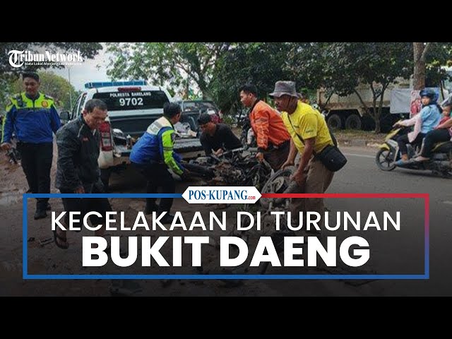 Kecelakaan Maut di Turunan Bukit Daeng Batam, Sopir Truk Pucat Dikerumuni Orang