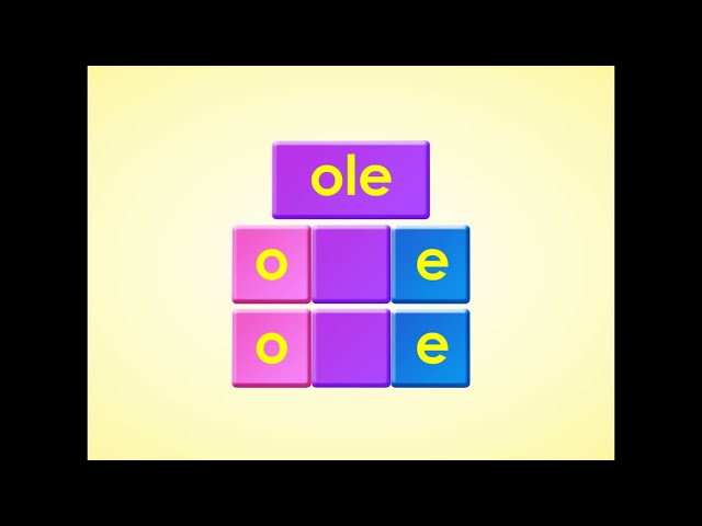 -ole, -ome, -one l Long Vowel o l Word Chant l Phonics Monster