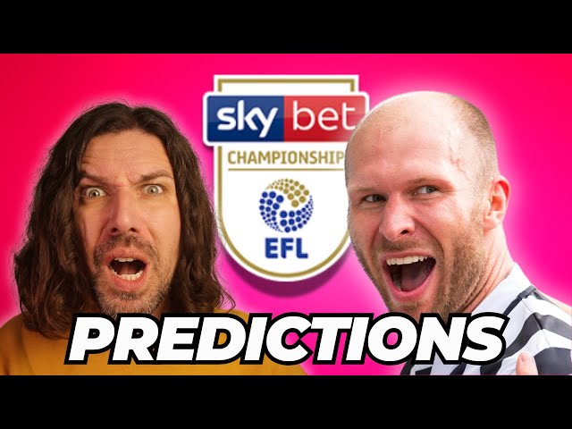 Championship SCORE PREDICTIONS - Round 29