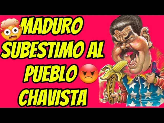 EL TIRANO de🍌presionado🤯 por los chavistas😡🇻🇪 #Venezuela #28dejulio #hastaelfinal #edmundogonzalez #