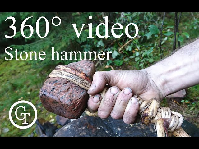 Off grid forge Part 1 Stone Hammer