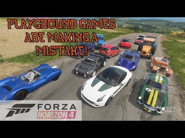 PLAYGROUND GAMES ARE MAKING A MISTAKE! - Forza Horizon 4