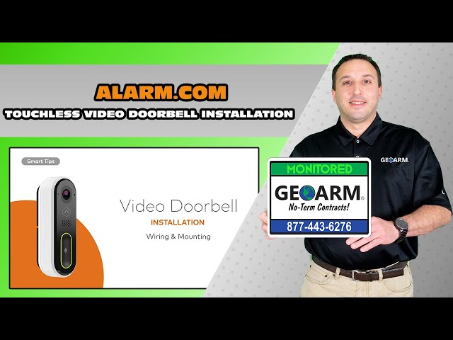 Alarm.com Touchless Video Doorbell Installation