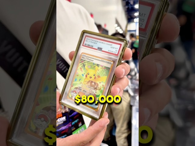 Rare $80,000 Pokemon Card! Trophy Card!