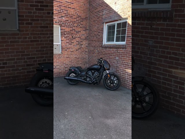 Born to stand out in the shadows. #SportScout #indianmotorcycle