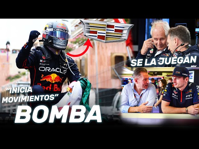 ¡¡BOMBA!! CHECO PEREZ INICIA MOVIMIENTOS con CADILLAC - TEMOR en RED BULL por VERSTAPPEN...