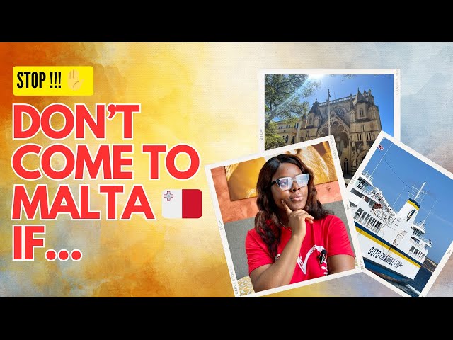 Watch This Before Moving To Malta in 2024| Is A Move To Malta A Great Fit For You? #Malta #Gozo