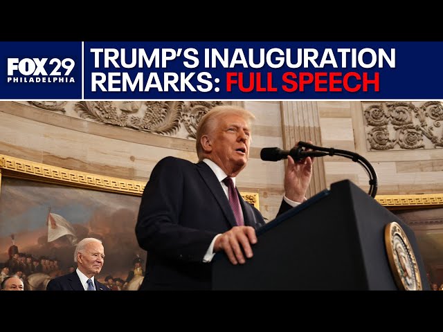 Trump Inauguration Speech 2025: Full Remarks