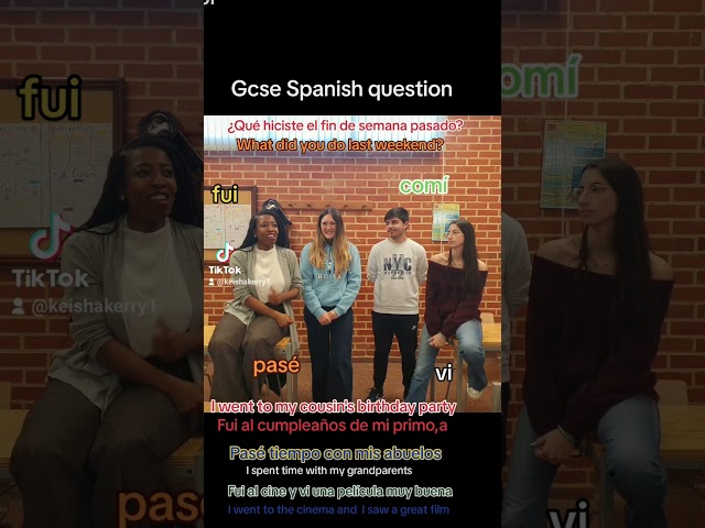 SPANISH ORAL EXAM QUESTION #aprende #aprendeespanol #español