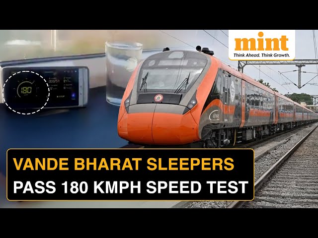 On Cam: Vande Bharat Sleeper Train Hits 180 Kmph During Phase 2 Trial Run, Nears Anticipated Rollout