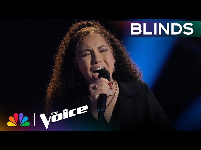 Four-Chair Turn for 16-Year-Old Serenity Arce Singing "This City" | The Voice Blind Auditions | NBC