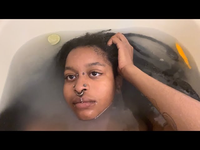 Freeform loc natural hair routine | wash day with acv