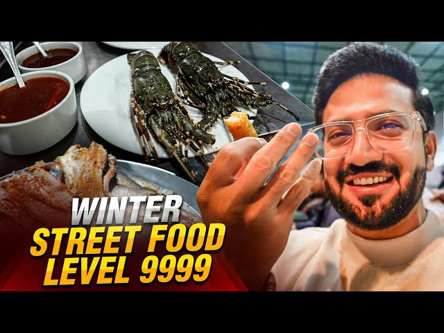 Extreme Level of Winter Street Food at Night in Lahore Pakistan