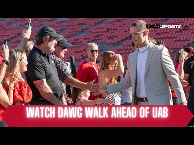 WATCH Dawg Walk ahead of UAB