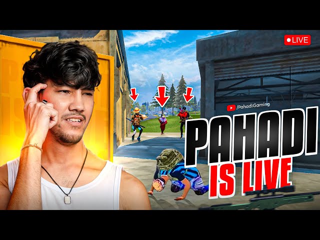 PAHADI ARMY - FREE FIRE RANK PUSH CHILL STREAM