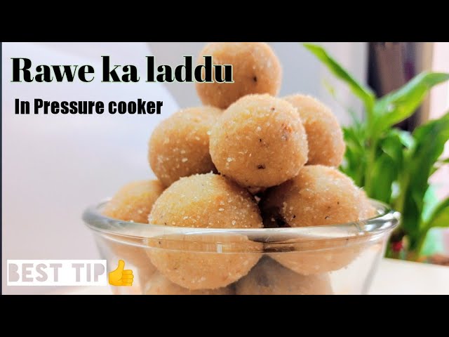 Sooji ka laddu in Pressure Cooker | सूजी के लड्डू I Rava Laddu-Soulful Kitchen