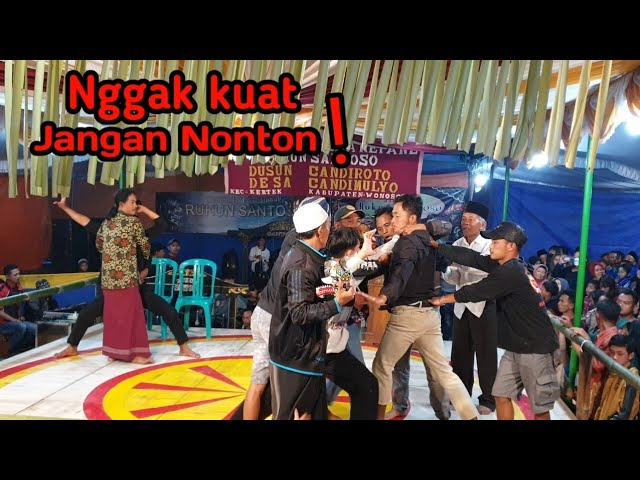 SERU ! ! Detik Detik Ricuh Pagelaran Tari Topeng Lengger,  RS Candiroto