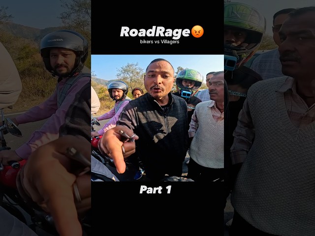 😡Biker's Vs Villagers Fight | Extreme Road Rage | Accident #fight #biker #villagers #z900