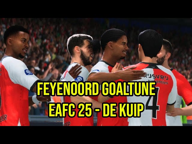 EAFC 25 - DE KUIP ATMOSPHERE AND GOALTUNE! - FEYENOORD ROTTERDAM (FIFA 25 4K60FS GAMEPLAY)