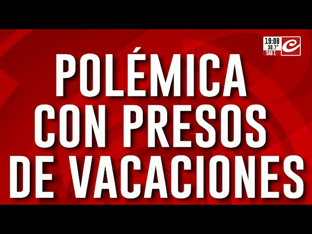 Polémica con presos de vacaciones: con la tobillera en la playa