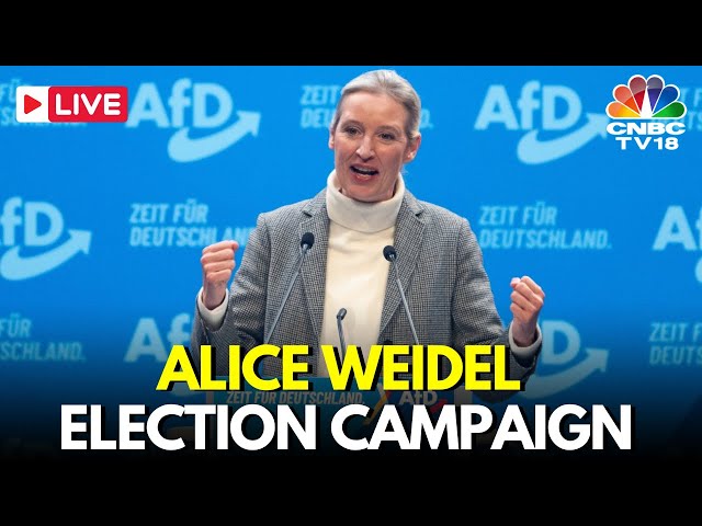 Germany LIVE: AfD Alice Weidel Delivers Remarks at an Election Campaign Event in Heidenheim | N18G