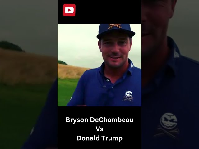 President Donald Trump Vs Bryson DeChambeau In Golf 2024  !!