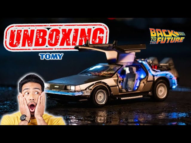 Epic TOMY 1:10 DeLorean Time Machine UNBOXING - Reaction!