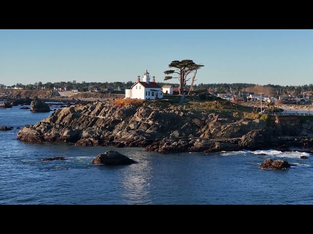 Battery Point Lighthouse in 4K  Crescent City, CA