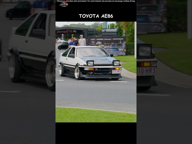 Toyota AE86, GR Yaris and Crown Wagon, Impreza WRX Accelerating #shorts #toyota #ae86