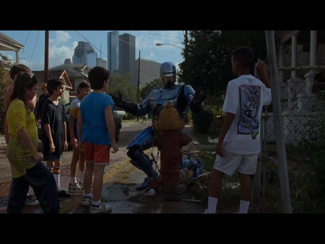 RoboCop 2 1990 Reprogramed scene 4K HDR