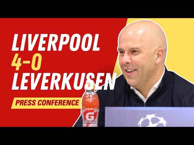 Liverpool 4-0 Bayer Leverkusen | Arne Slot Press Conference