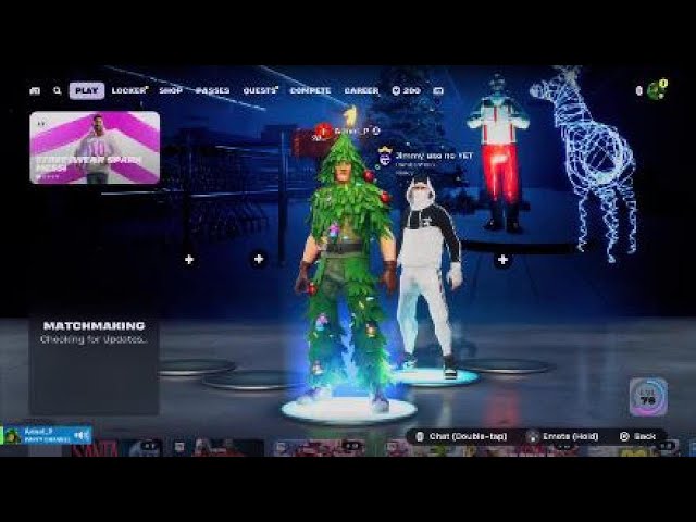 Playing fortnite Christmas horror games