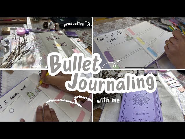 අපිව සුවපත් කරන Bullet Journaling ගැන දැනගෙන කරමු 🎀 2025 Bullet Journal setup | No more stress 🚫