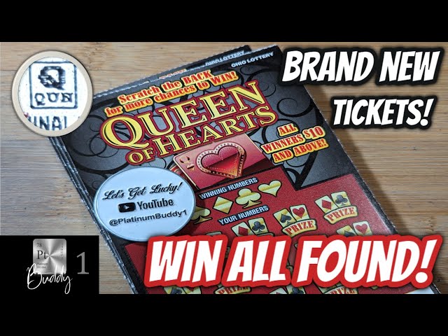 🖤🤍BRAND NEW QUEEN OF HEARTS! 🖤🤍WIN ALL!!! 🖤🤍Just Released Ohio Lottery Scratch Off Tickets! 🖤🤍