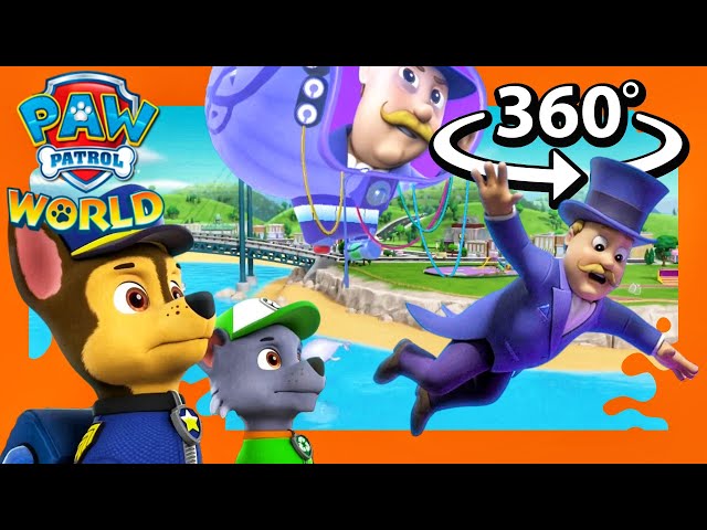 Paw Patrol FINAL BOSS Takedown 360° VR | Paw Patrol Pups🐾 take down the Blimp and Mayor Humdinger