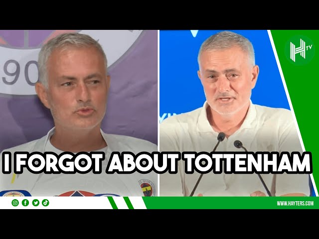 I FORGOT Tottenham! Mourinho continues DISLIKE for Spurs