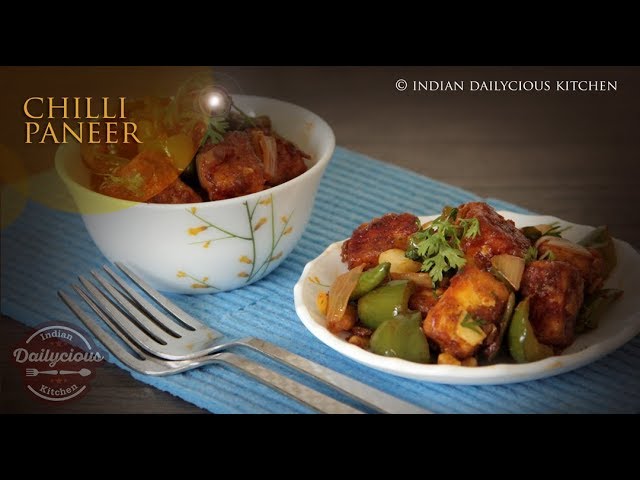 Chilli Paneer Dry Recipe Step by Step | Dry Chilli Paneer@ Home