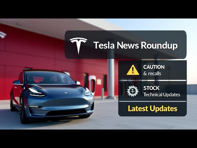 Tesla News Roundup: Recalls, Stock Performance, and Technical Updates