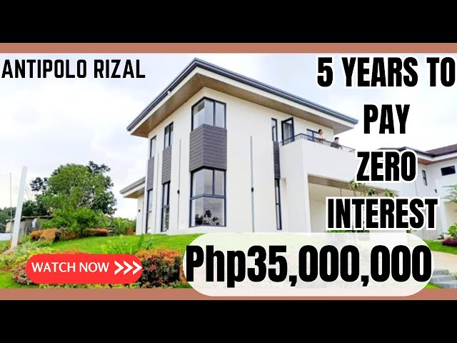 FOR SALE CORNER LOT READY FOR OCCUPANCY HOUSE  AT ANTIPOLO RIZAL, 5 YEARS TO PAY ZERO INTEREST.