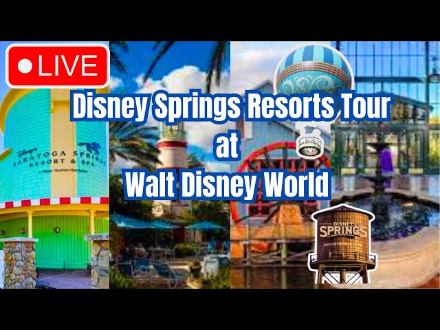 🔴LIVE: Disney Springs Resort Tour | Walt Disney World Livestream | 1/30/25 | Disney Stroll