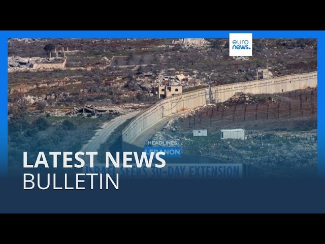 Latest news bulletin | January 24th – Evening