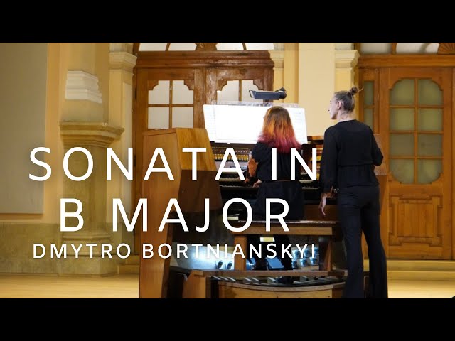 Dmytro Bortnianskyi: Sonata in B major