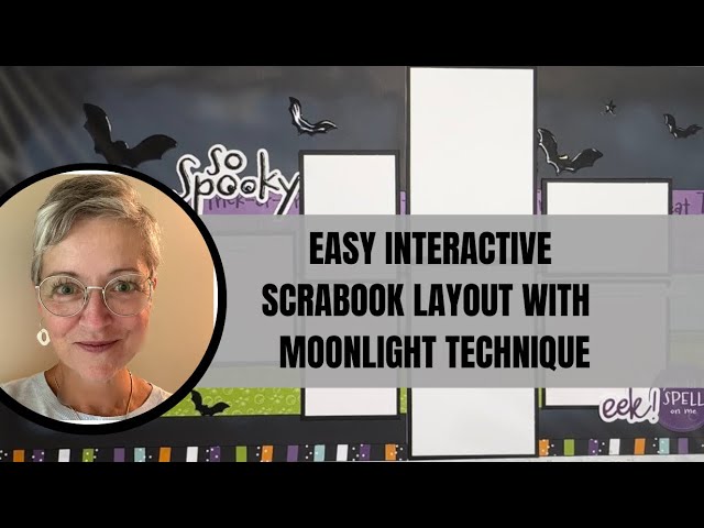 Moonlight Halloween Layout with dana