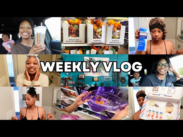 WEEKLY VLOG | Chit Chat + Shaving My Head + Fall Decor + Coffee + Food + Target + Art Class & More