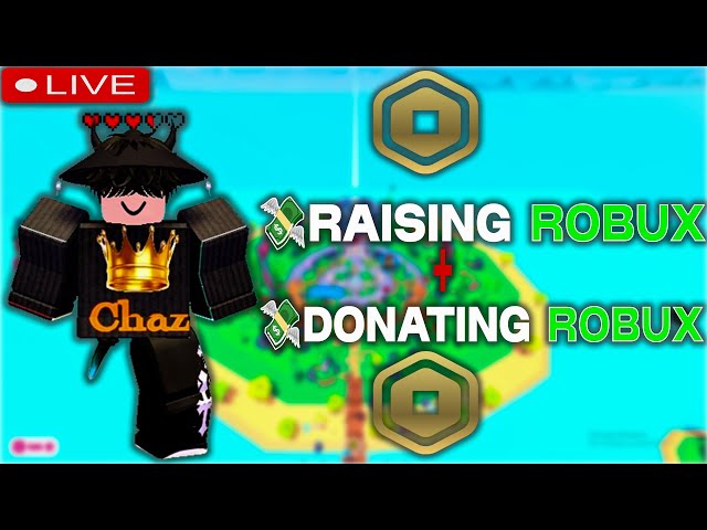 PLS DONATE LIVE 💲 RAISING ROBUX 🦅 DONATE TO ME OFFLINE GIFT MY USER: Neroj69