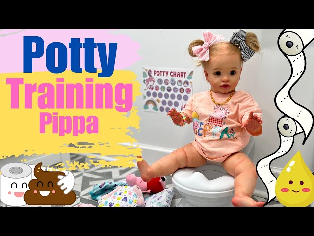 POTTY TRAINING Reborn Toddler PIPPA! 🚽🧻 Roleplay Video #reborn #babydolls #dolls