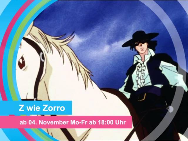 YFE Zorro - Die Serie  ab 4 November  Mo-Fr 18Uhr